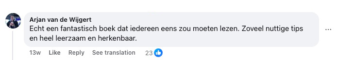 Reactie van Arjan