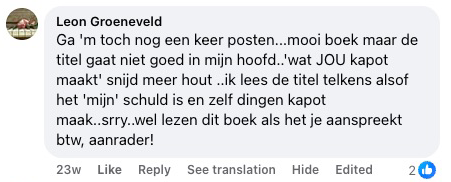 Reactie van Leon Groeneveld